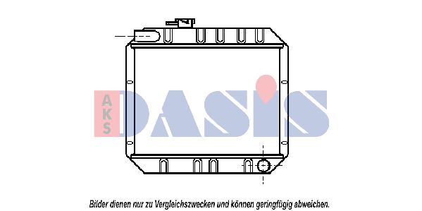 AKS DASIS radiatorius, variklio aušinimas 092220N